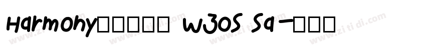 Harmony腾祥沁园简 W3OS Sa字体转换